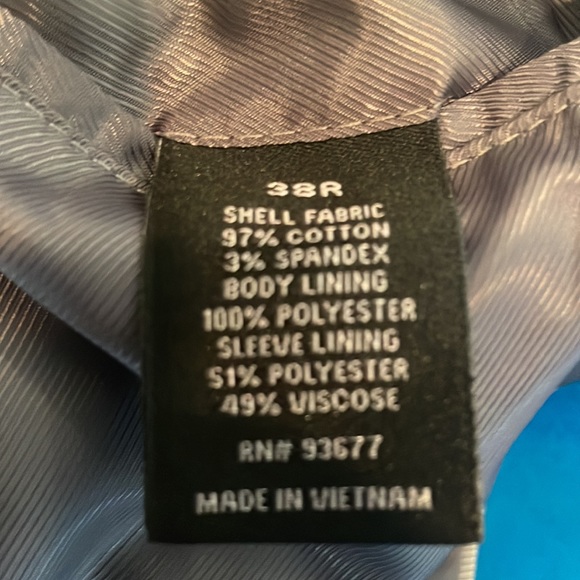 NWOT J. Ferrar Slim Turquoise Blazer - Picture 7 of 7